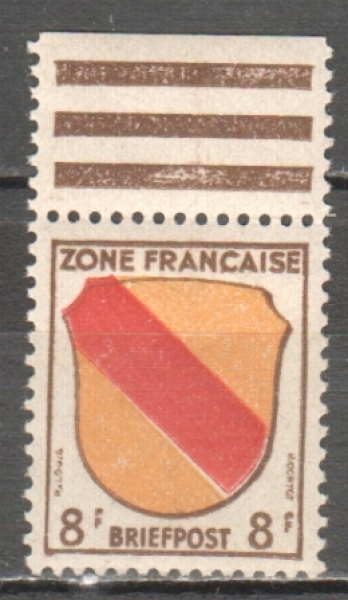 Alliierte Besetzung (Französische Zone) 0004 ** - 1945